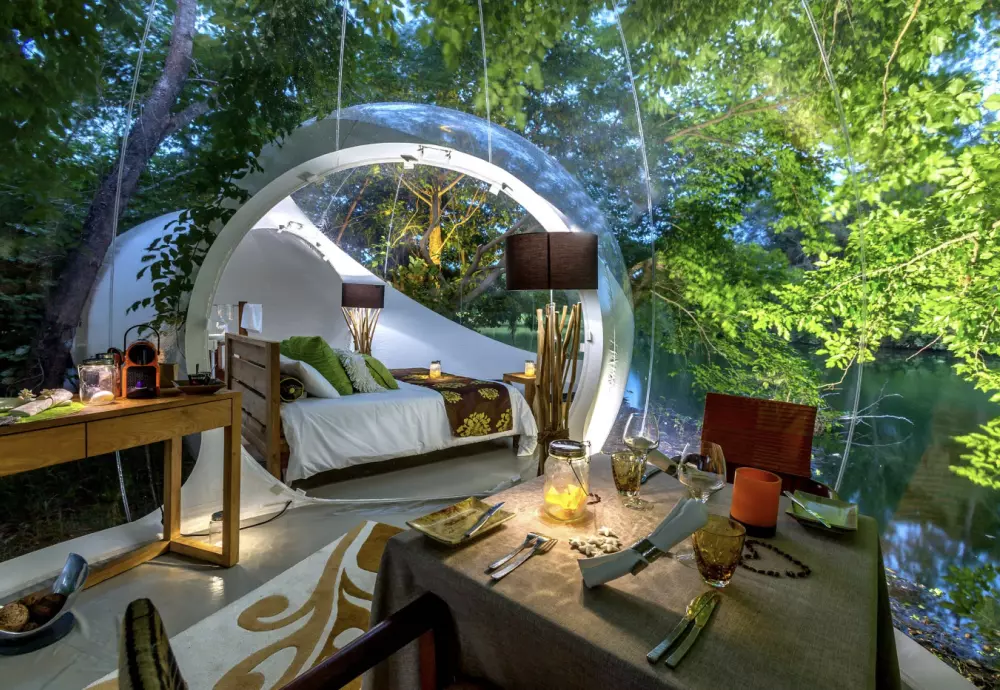 lawn bubble tent