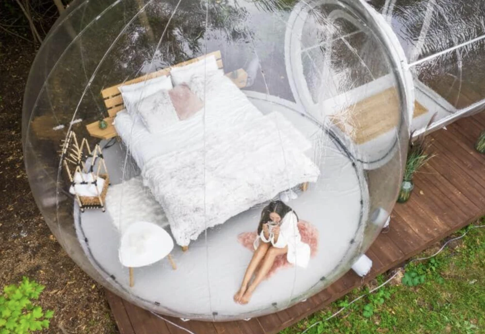 can you live in a bubble tent